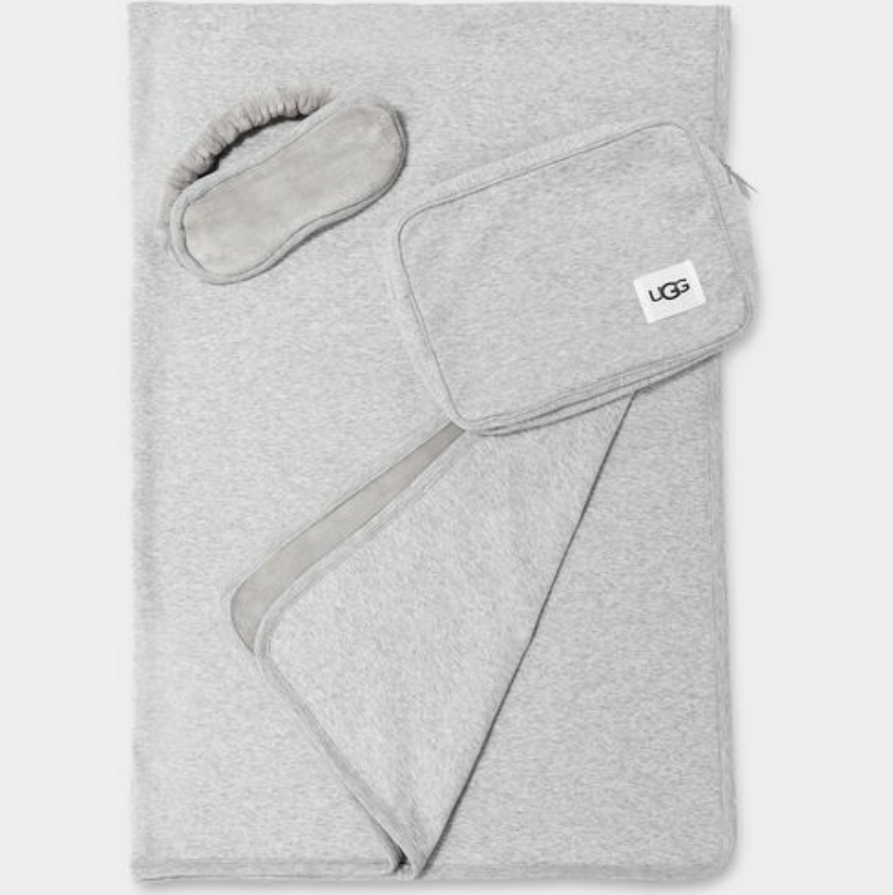 Ugg The Jet Set travel essentials blanket and eye mask set